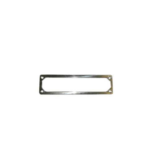 Cornice portatarga ant. mod. inox - Autogarage73